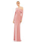 ფოტო #1 პროდუქტის Women's Ieena Drop Shoulder Long Sleeve Column Gown