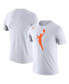Фото #1 товара Men's White WNBA Logowoman T-shirt