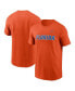 Фото #1 товара Men's Orange Florida Gators Primetime Evergreen Wordmark T-Shirt