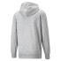 Фото #2 товара Puma Fandom Logo Pullover Hoodie Mens Grey Casual Athletic Outerwear 53611404