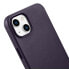 Фото #8 товара Чехол для смартфона ICARER из натуральной кожи, iPhone 14 Plus, темно-фиолетовый