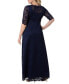 ფოტო #2 პროდუქტის Plus Size Women'sPlus Leona Lace Long Formal Gown