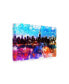 Фото #2 товара Philippe Hugonnard NYC Watercolor Collection - Manhattan Colors Sunset Canvas Art - 27" x 33.5"