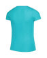 ფოტო #2 პროდუქტის Big Girls Turquoise Mickey & Friends Girls Rule T-shirt