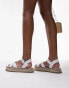 Фото #4 товара Topshop Jenna espadrille flat sandal in white