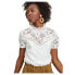ფოტო #3 პროდუქტის VILA Stasia Lace short sleeve T-shirt