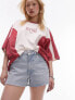 Фото #1 товара Topshop Petite comfort stretch denim short in bleach