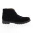 Фото #2 товара Florsheim Field Chukka 11927-008-M Mens Black Suede Lace Up Chukkas Boots