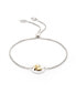 ფოტო #1 პროდუქტის Logo Disc Bolo Bracelet in Sterling Silver & 18k Gold-Plate