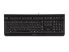 Cherry KC 1000 - Keyboard - Laser - 104 keys QWERTY - Black