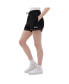 Womens French Terry Shorts with Multi Color Stitch