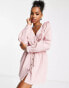 Фото #4 товара Miss Selfridge ruffle yolk corduroy dress in pink