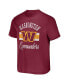 ფოტო #3 პროდუქტის Men's NFL x Darius Rucker Collection by Burgundy Washington Commanders T-shirt