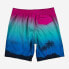 Фото #2 товара Men's 8.5" Elastic Board Corona Sunset Swim Shorts - Blue/Green XL