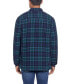 Фото #2 товара Men's Sherpa Lined Flannel Shirt Jacket