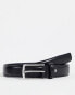 Фото #1 товара Jack & Jones premium leather belt in black