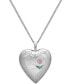 Фото #1 товара Macy's i Love You Heart Locket Necklace in Sterling Silver