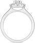 ფოტო #3 პროდუქტის Diamond Oval Halo Engagement Ring (1 ct. t.w.) in 14k White, Yellow or Rose Gold