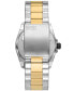 Men's Ms9 Three Hand Date Two-Tone Stainless Steel Watch 44mm