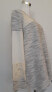 Style & Co Women's Lace Yok Sleeve Scoop Neck Sweater Long Sleeve Marled Gray M