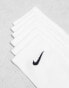 Фото #8 товара Nike Training Everyday Plus Cushioned 6 pack socks in white