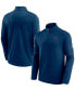 Фото #1 товара Men's Deep Sea Blue Seattle Kraken Authentic Pro Travel and Training Quarter-Zip Jacket