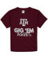 ფოტო #2 პროდუქტის Big Boys Maroon Texas A&M Aggies Crew Neck T-shirt