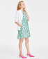 Фото #2 товара Women's Printed Ruffled Dress, Created for Macy's