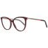 Tods Brille TO5208 071 55 Damen Burgunder 55-16-140