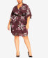 ფოტო #1 პროდუქტის Plus Size Lila Mini Dress