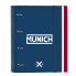 Ring binder Munich Soon A4 Blue (27 x 32 x 3.5 cm)