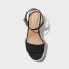 Фото #2 товара Women's Alisha Platform Wedge Heels with Memory Foam Insole - Universal Thread