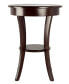 Фото #1 товара Cassie Round Accent Table with Glass