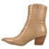 Фото #3 товара COCONUTS by Matisse Bambi Croc Pointed Toe Cowboy Booties Womens Beige Casual Bo