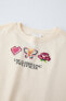 Cross-stitch embroidery t-shirt