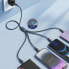 Фото #7 товара 4w1 Kabel przewód USB-A - USB-C 2x iPhone Lightning microUSB 1.2m czarny