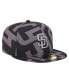 Фото #3 товара Men's Black San Diego Padres Logo Fracture 59FIFTY Fitted Hat