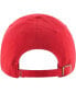 Men's Red Los Angeles Angels Clean Up Adjustable Hat