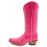 Ferrini Scarlett Embroidered Snip Toe Cowboy Womens Pink Dress Boots 8426120