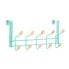 Door Coat Rack Green Wood Metal 35 x 17 x 15 cm (6 Units)