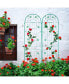 Фото #2 товара Metal Garden Trellis 86.7" X 19.7" for Climbing Plants