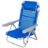 Фото #1 товара Складной стул для пляжа AKTIVE с подушкой 5 положений 60x47x83 см