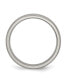 ფოტო #1 პროდუქტის Titanium Brushed Half Round Wedding Band Ring