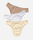 Фото #1 товара 3-Pack Stretch Cotton Bikini Panties 12632X3