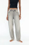 MID-RISE TAILORED BALLOON JEANS