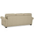 Фото #10 товара Orid 84" Leather Roll Arm Sofa, Created for Macy's