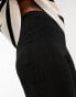 Фото #6 товара Mango straight leg trousers in black