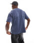 Good For Nothing oversized washed t-shirt with back print in blue