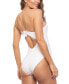 Фото #2 товара Women's Cut-out One Shoulder One Piece Swimsuit
