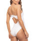 ფოტო #2 პროდუქტის Women's Cut-out One Shoulder One Piece Swimsuit